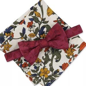 Bar III Men's Floral Pre-Tied Bow Tie ONLY